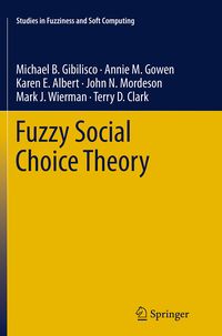 Produktbild: Fuzzy Social Choice Theory