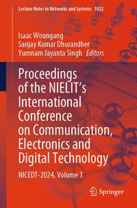 Produktbild: Proceedings of the NIELIT's International Conference on Communication, Electronics and Digital Technology