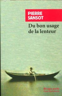 Produktbild: Du bon usage de la lenteur