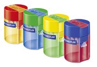 Produktbild: STAEDTLER Schreib- und Zeichbedarf Doppelspitzdose farbig sortiert, 1 Stück