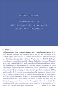 Produktbild: Anthroposophie - Eine Zusammenfassung nach einundzwanzig Jahren