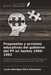 Produktbild: Propuestas y acciones educativas del gobierno del PT en Santos 1989-1992
