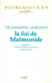 Produktbild: La Foi de Maimonide