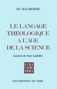 Produktbild: Le Langage Theologique a l'Age de la Science