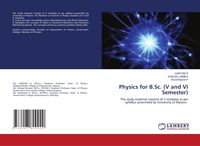 Produktbild: Physics for B.Sc. (V and VI Semester)