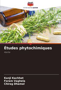 Produktbild: &Eacute;tudes phytochimiques