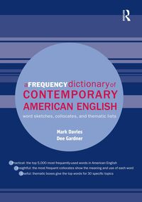 Produktbild: A Frequency Dictionary of Contemporary American English
