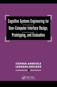 Produktbild: Cognitive Systems Engineering for User-computer Interface Design, Prototyping, and Evaluation