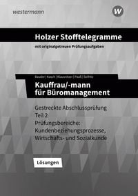 Produktbild: Holzer Stofft. Kauf. Büromanagem. LÖS BW