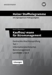 Produktbild: Holzer Stofftelegr. Büromanagement 1 Lös. BW