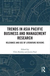 Produktbild: Trends in Asia Pacific Business and Management Research