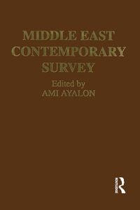 Produktbild: Middle East Contemporary Survey, Volume Xvi, 1992
