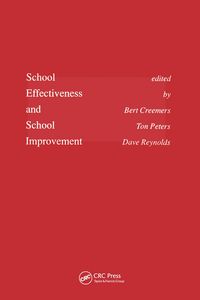 Produktbild: School Effectiveness and School Improvement