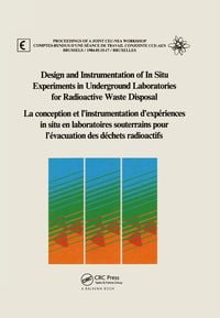 Produktbild: Design and Instrumentation of In-Situ Experiments in Underground Laboratories for Radioactive Waste Disposal