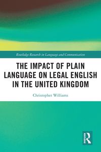 Produktbild: The Impact of Plain Language on Legal English in the United Kingdom