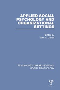 Produktbild: Applied Social Psychology and Organizational Settings