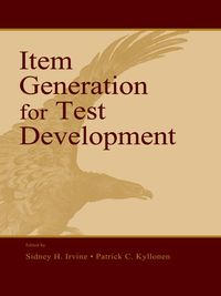 Produktbild: Item Generation for Test Development