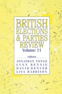 Produktbild: British Elections & Parties Review