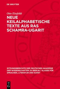 Produktbild: Neue Keilalphabetische Texte aus Ras Schamra-Ugarit