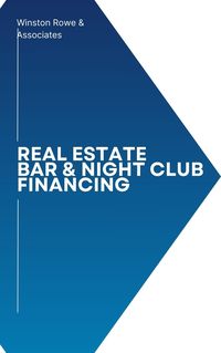 Produktbild: Real Estate Bar & Night Club Financing
