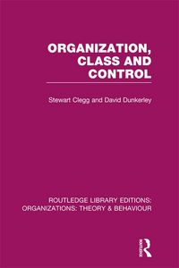 Produktbild: Organization, Class and Control (RLE: Organizations)