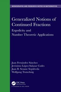 Produktbild: Generalized Notions of Continued Fractions