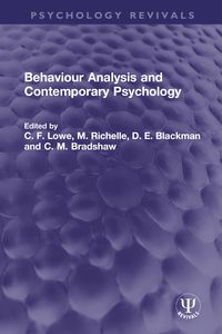 Produktbild: Behaviour Analysis and Contemporary Psychology