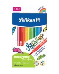 Produktbild: Pelikan Fasermaler Colorella Brushpen, 10er Set