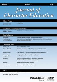 Produktbild: Journal of Character Education