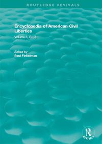 Produktbild: Routledge Revivals: Encyclopedia of American Civil Liberties (2006)