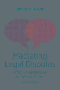 Produktbild: Mediating Legal Disputes