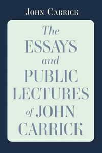 Produktbild: The Essays and Public Lectures of John Carrick