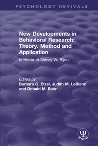 Produktbild: New Developments in Behavioral Research: Theory, Method and Application