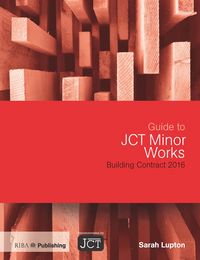 Produktbild: Guide to JCT Minor Works Building Contract 2016