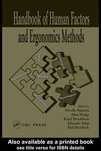 Produktbild: Handbook of Human Factors and Ergonomics Methods