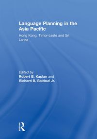 Produktbild: Language Planning in the Asia Pacific