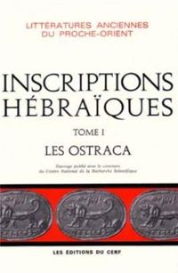 Produktbild: Inscriptions Hebraiques - Tome 1 les Ostraca