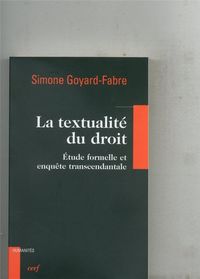 Produktbild: La Textualite du Droit
