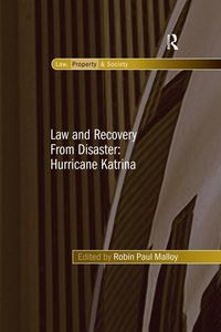 Produktbild: Law and Recovery From Disaster: Hurricane Katrina