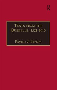 Produktbild: Texts from the Querelle, 1521-1615