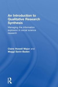 Produktbild: An Introduction to Qualitative Research Synthesis