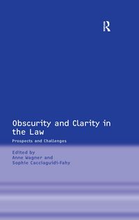 Produktbild: Obscurity and Clarity in the Law
