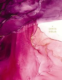 Produktbild: Nbla, Santa Biblia, Edici&oacute;n Art&iacute;stica Ilustrada, Tapa Dura/Tela, Rosado, Palabras de Jes&uacute;s En Rojo, Comfort Print