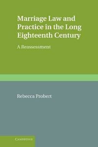 Produktbild: Marriage Law and Practice in the Long Eighteenth Century