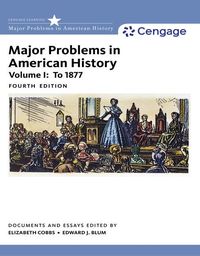 Produktbild: Major Problems in American History, Volume I