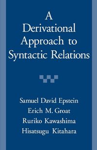 Produktbild: Derivational Approach to Syntactic Relations