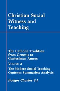 Produktbild: Christian Social Witness and Teaching Vol II