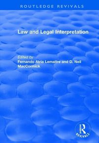 Produktbild: Law and Legal Interpretation
