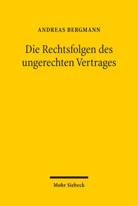 Produktbild: Die Rechtsfolgen des ungerechten Vertrages