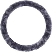 Produktbild: IWH Lenkradbezug (L x B x H) 350 x 350 x 40mm Echtes Lammfell Anthrazit 35 - 41cm